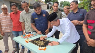 Perumahan Pesona Cilebut 2 Kembali Dapat Bantuan Betonisasi Jalan