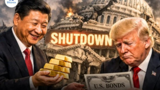 Diam-diam China Gercep Jual Surat Utang Amerika hingga Borong Emas, Washington Terancam Shutdown Lagi