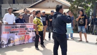 Puluhan Warga Air Upas Gelar Demo, Desak APH Tangkap Pengedar Narkoba dan Aksi Teror