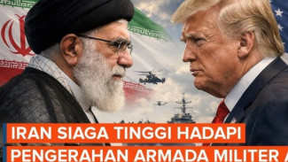 Ancaman Trump Naik Turun Tapi Armada Militer Terus Bergerak,  'Monster Laut' AS Tiba di Pintu Gerbang Iran?