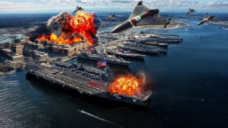 Iran Tampilkan Simulasi Video Detik-detik Hancurnya Amerika: Kami Ratakan, Kami Tenggelamkan