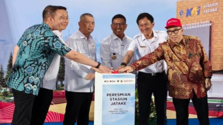 Resmi Dioperasikan, Stasiun Jatake Simpul Baru Perkeretaapian di Kabupaten Tangerang