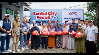 Sentul City Hospitality Group Gandeng Karang Taruna Salurkan Bantuan untuk Korban Banjir di Sentul