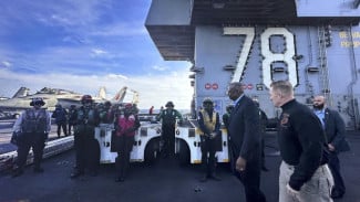 Dua Kapal Induk AS Kepung Iran, Awak USS Gerald R Ford Hadapi Risiko Baru