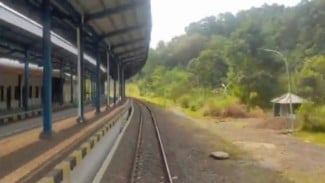 Rencana KRL Tembus Sampai Cigombong, Wali Kota Bogor Tinjau Stasiun Ciomas