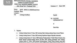 Breaking News: Polda Kalbar Kembali Periksa Kades Kubu Terkait Penjualan Lahan 400 Hektare