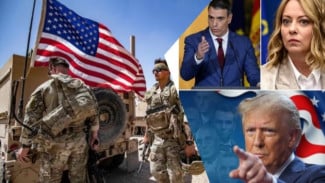 Frustrasi Lawan Iran, Trump Ancam Tarik Pasukan AS dari Italia dan Spanyol