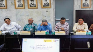 UI dan Shanghai Cangyou Teken MoU untuk Perkuat Kolaborasi