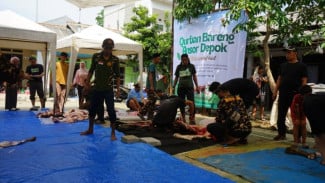 Qurban Bareng Ansor: Semangat Berbagi dan Kepedulian di Hari Tasyrik