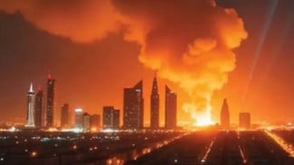 Iran Kembali Gempur 18 Pangkalan Militer Amerika, Menteri Perang AS Janji Balas Malam Ini