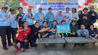 Melongok Serunya Lomba Mancing Forkopimda vs IJTI Depok Jelang HUT Bhayangkara