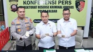 Polda Kalbar Ciduk Oknum Dewan Diduga Bawa 3,4 Kg Emas Ilegal