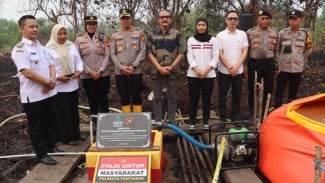 Polresta Pontianak bersama Kawasan Industri Pulau Penebang Meresmikan Sumur Bor