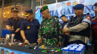 Komitmen Zero Halinar, Rutan Depok Geber Operasi Gabungan Razia Kamar Napi