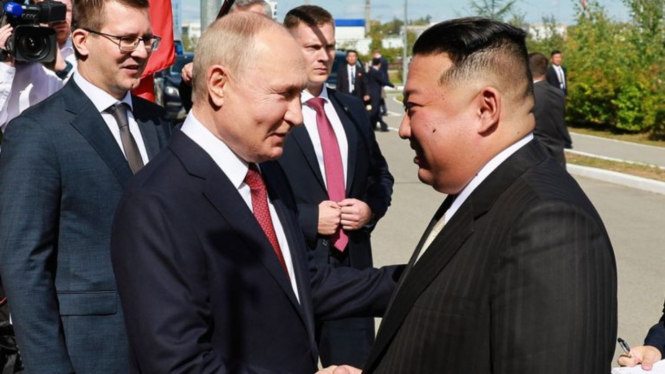 KimJongUn dan Vladimir Putin