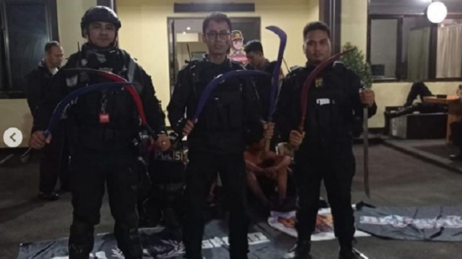 Polisi ringkus kawanan gangster di Depok
