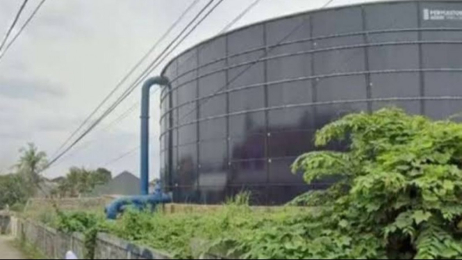 Potret penampakan Water Tank Raksasa milik PDAM Depok