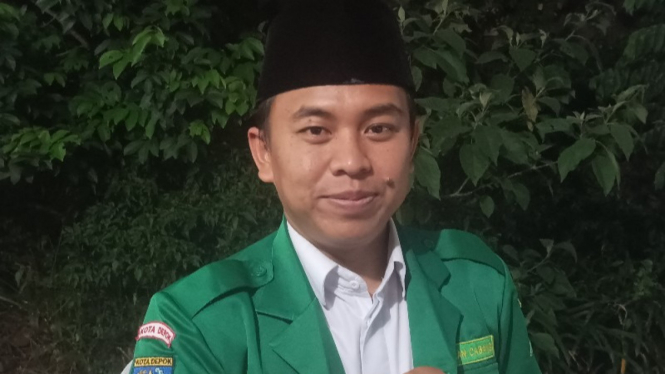 Potret Ketua PC GP Ansor Depok H.M Kahfi