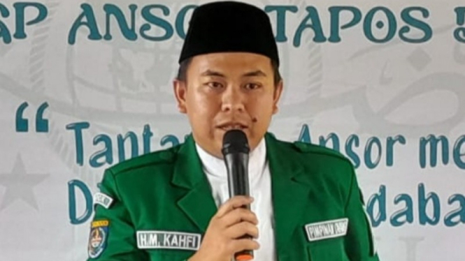 Potret Ketua GP Ansor Depok H.M Kahfi