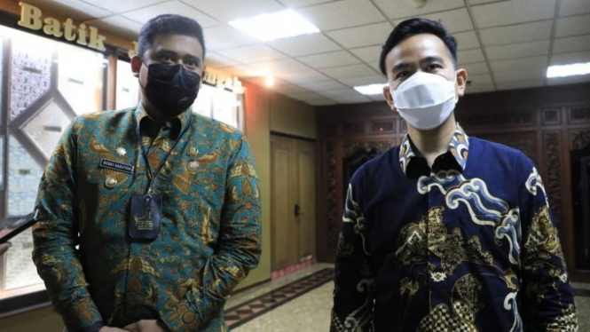 Bobby nasution dan Gibran rakabuming