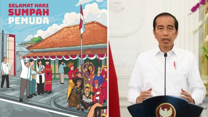 Jokowi Beri Ucapan Selamat Hari Sumpah Pemuda