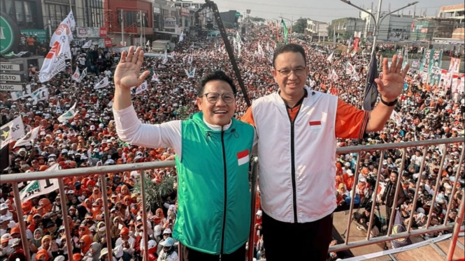 Anies Baswedan dan Muhaimin Iskandar