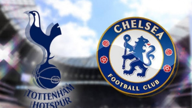 Potret ilustrasi laga Tottenham vs Chelsea