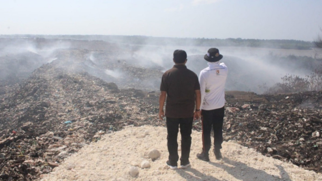 Kebakaran di TPA Suwung, Denpasar Bali