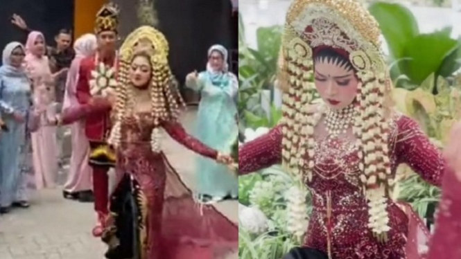 Pengantin wanita diduga kesurupan