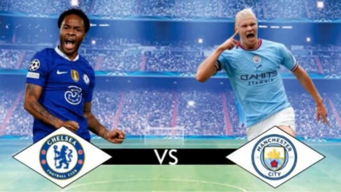 Potret ilustrasi Chelsea vs Man City