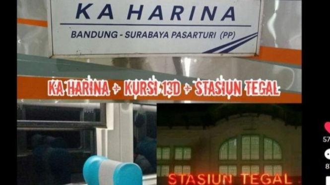 Kisah mitos kursi 13 D KA Harina