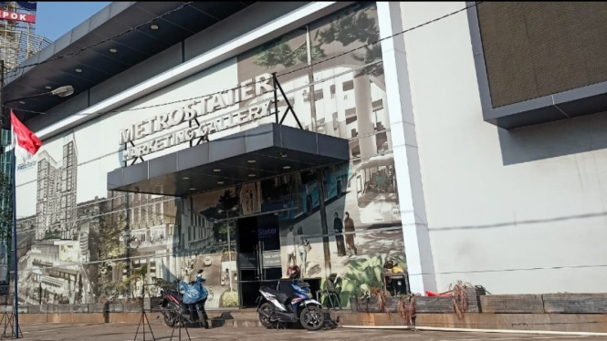 Potret kantor pemasaran Metro Starter Depok di Jalan Margonda