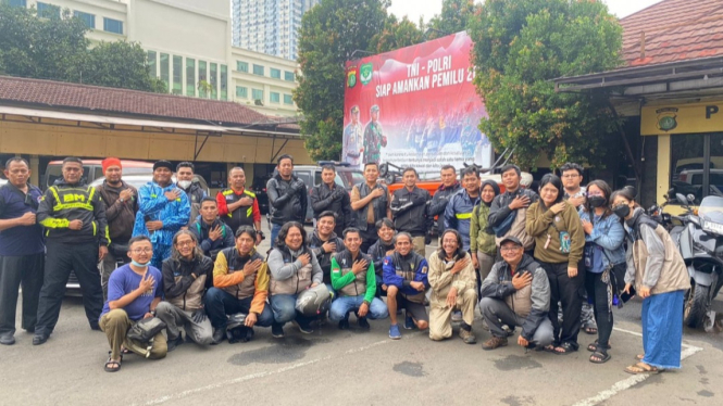 IJTI-Pokja Wartawan Depok bersama Polres Metro Depok