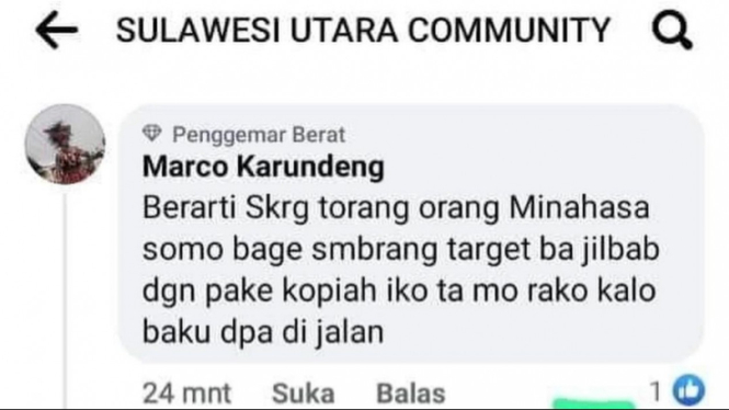 Ancaman marco karundeng