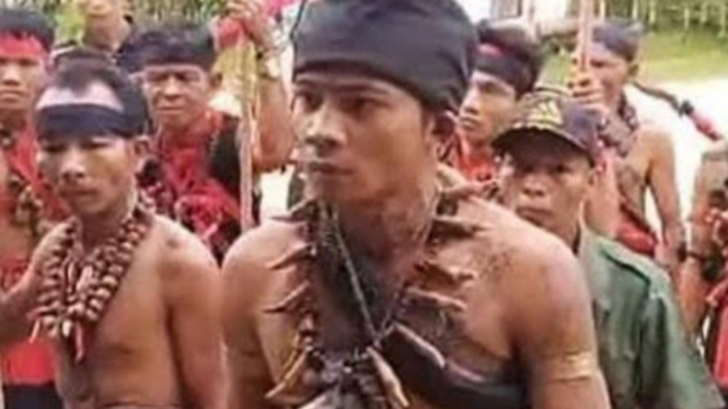 Potret Panglima Dayak Pajaji