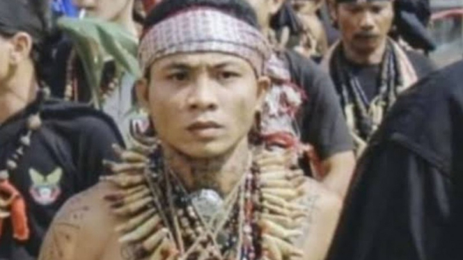 Potret Panglima Dayak Pajaji