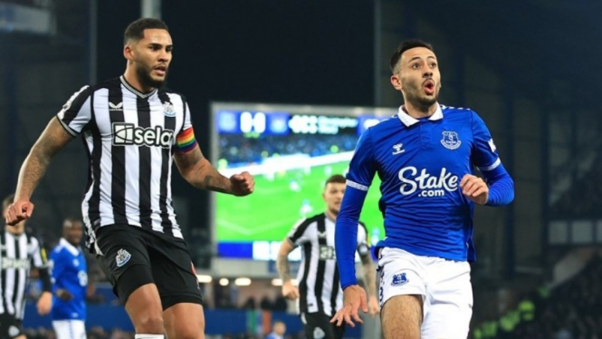 Potret Duel Everton vs Newcastle