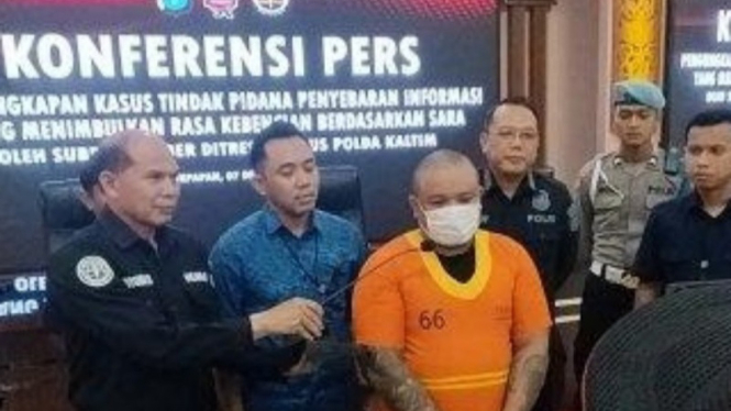 Potret Marco Karundeng pelaku ujaran kebencian bentrokan bitung