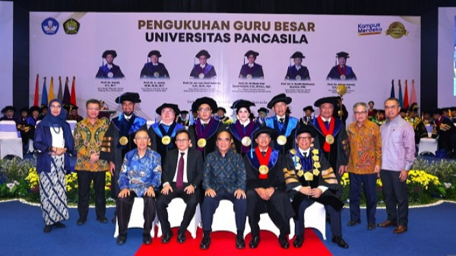 Universitas Pancasila (UP) kembali cetak enam guru besar