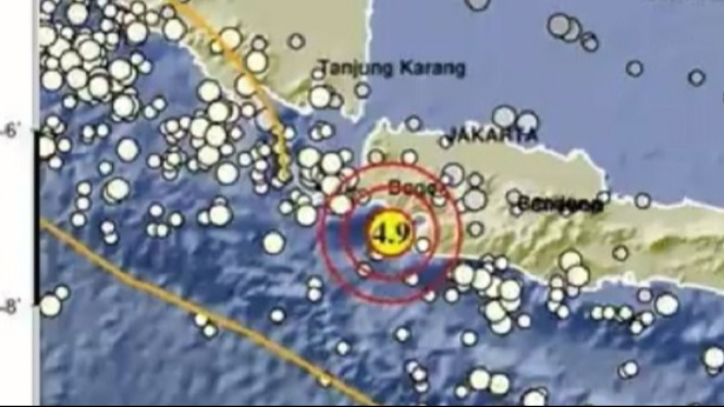 Kondisi gempa Banten