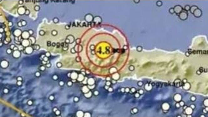 Potret ilustrasi gempa Sumedang