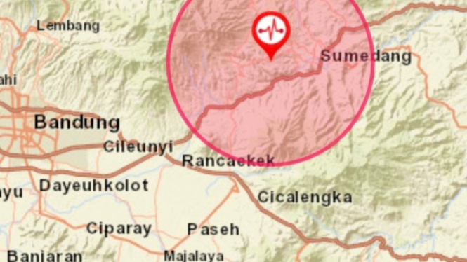 Potret gempa Sumedang