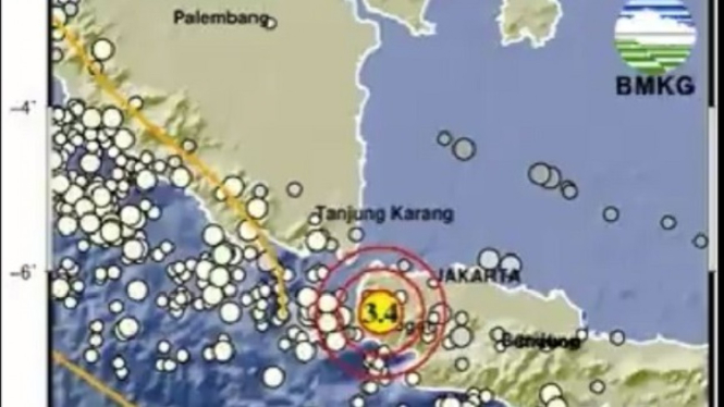 Gempa di Rangkasbitung, Banten hari ini