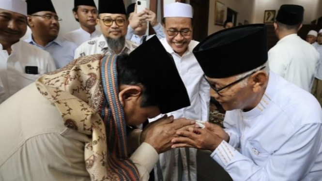 Capres Prabowo bersama dengan ulama