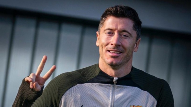 Potret Robert Lewandowski