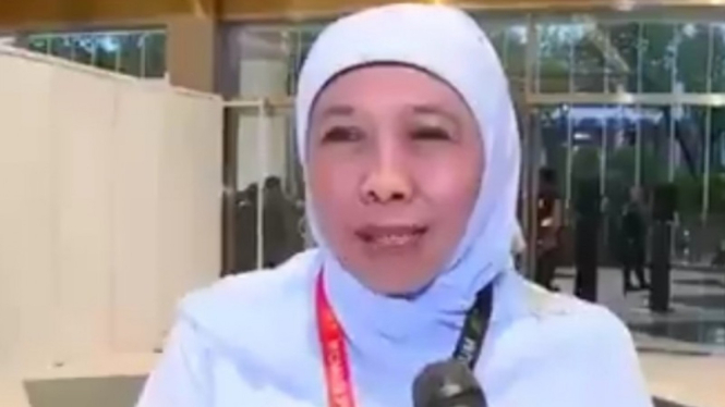 Potret tangkapan layar potongan video Khofifah Indar Parawansa