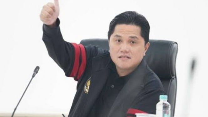 Potret Ketum PSSI Erick Thohir