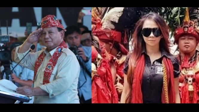 Kolase Prabowo dan Nancy.