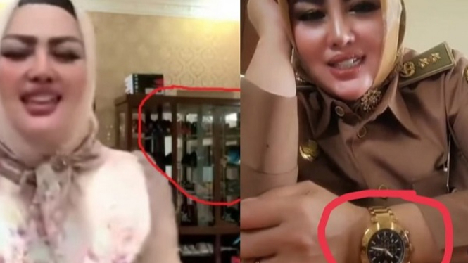 Viral gaya hedon Kades Wiwin