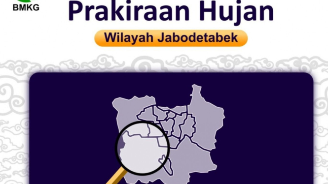 BMKG Prediksi Wilayah DKI Jakarta akan Diguyur Hujan Siang Hari Ini